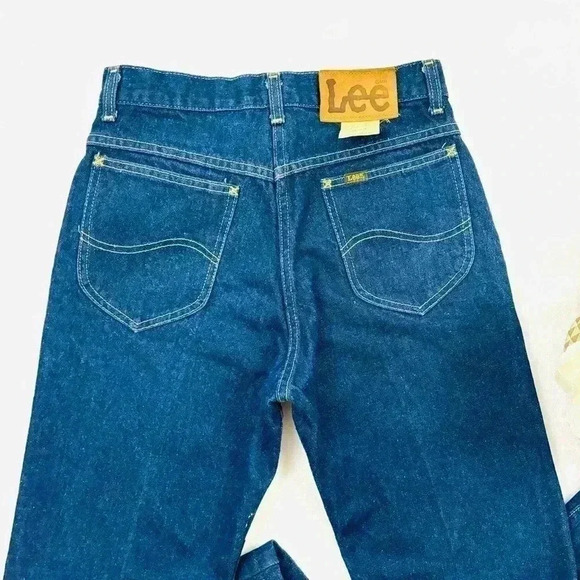 NWT Vintage Lee Highrise “Mom” Marilyn Monroe Handpainted Retro Jeans Size 30/34 - Picture 10 of 15